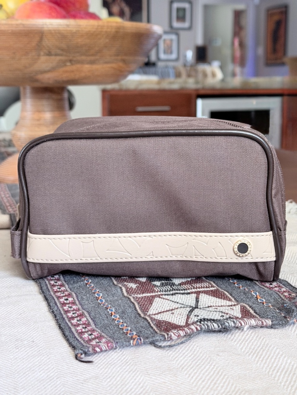 5 for $15 🌸 BVLGARI | Emirates Business Class Dopp Kit for Men - BAG ONLY